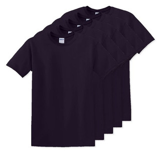 Pack of 50 Gildan 5000 - Premium Heavy Cotton Classic Fit T-Shirt for Adults