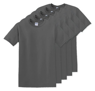 Pack of 50 Gildan 5000 - Premium Heavy Cotton Classic Fit T-Shirt for Adults