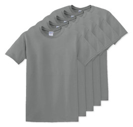 Pack of 50 Gildan 5000 - Premium Heavy Cotton Classic Fit T-Shirt for Adults