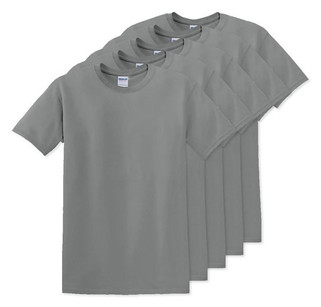 Pack of 50 Gildan 5000 - Premium Heavy Cotton Classic Fit T-Shirt for Adults