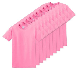 Pack of 100 Gildan 5000 - Premium Heavy Cotton Classic Fit T-Shirt for Adults