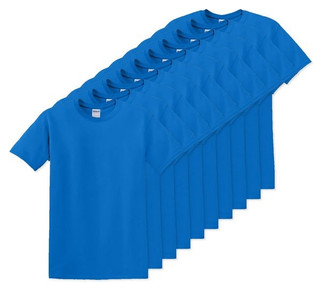 Pack of 100 Gildan 5000 - Premium Heavy Cotton Classic Fit T-Shirt for Adults