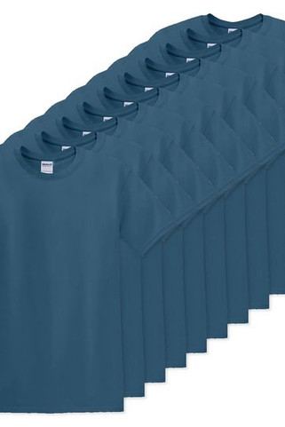 Pack of 100 Gildan 5000 - Premium Heavy Cotton Classic Fit T-Shirt for Adults