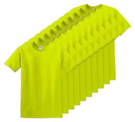 Pack of 100 Gildan 5000 - Premium Heavy Cotton Classic Fit T-Shirt for Adults