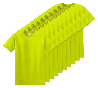 Pack of 100 Gildan 5000 - Premium Heavy Cotton Classic Fit T-Shirt for Adults