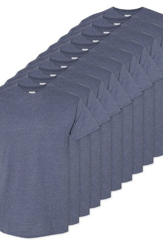 Pack of 100 Gildan 5000 - Premium Heavy Cotton Classic Fit T-Shirt for Adults