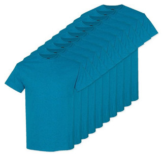 Pack of 100 Gildan 5000 - Premium Heavy Cotton Classic Fit T-Shirt for Adults