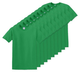 Pack of 100 Gildan 5000 - Premium Heavy Cotton Classic Fit T-Shirt for Adults