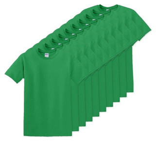 Pack of 100 Gildan 5000 - Premium Heavy Cotton Classic Fit T-Shirt for Adults