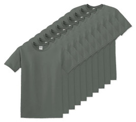 Pack of 100 Gildan 5000 - Premium Heavy Cotton Classic Fit T-Shirt for Adults