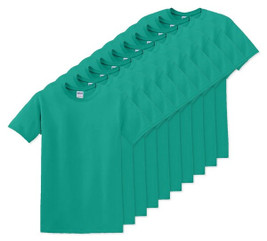 Pack of 100 Gildan 5000 - Premium Heavy Cotton Classic Fit T-Shirt for Adults