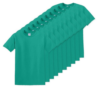Pack of 100 Gildan 5000 - Premium Heavy Cotton Classic Fit T-Shirt for Adults