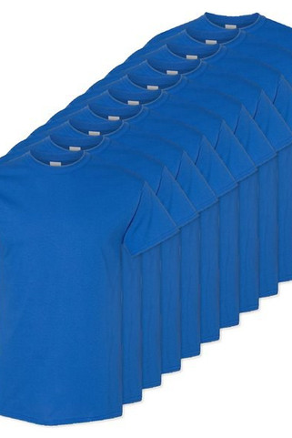 Pack of 100 Gildan 5000 - Premium Heavy Cotton Classic Fit T-Shirt for Adults