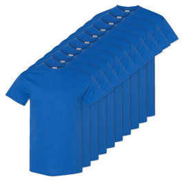 Pack of 100 Gildan 5000 - Premium Heavy Cotton Classic Fit T-Shirt for Adults