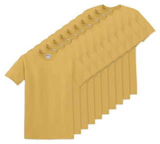 Pack of 100 Gildan 5000 - Premium Heavy Cotton Classic Fit T-Shirt for Adults