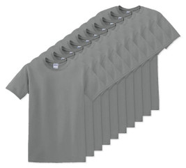 Pack of 100 Gildan 5000 - Premium Heavy Cotton Classic Fit T-Shirt for Adults