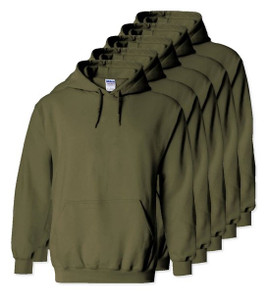 Pack of 50 Gildan 18500 - Heavy Blend Fleece Hooded Sweatshirt