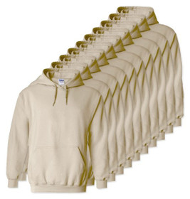 Pack of 100 Gildan 18500 - Heavy Blend Fleece Hooded Sweatshirt