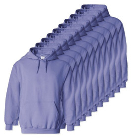 Pack of 100 Gildan 18500 - Heavy Blend Fleece Hooded Sweatshirt