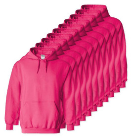 Pack of 100 Gildan 18500 - Heavy Blend Fleece Hooded Sweatshirt