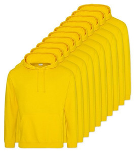 Pack of 100 AWDis Just Hoods JH001 - Unisex Cozy Hooded Sweatshirt for All Seasons