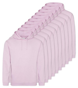 Pack of 100 AWDis Just Hoods JH001 - Unisex Cozy Hooded Sweatshirt for All Seasons