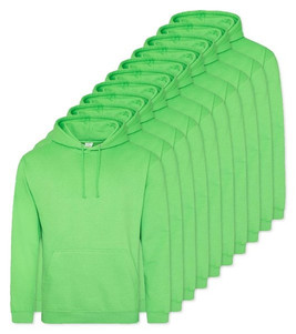 Pack of 100 AWDis Just Hoods JH001 - Unisex Cozy Hooded Sweatshirt for All Seasons