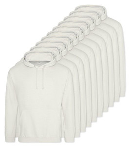 Pak van 100 AWDis Just Hoods JH001 - Stijlvolle Unisex Hoodie voor Elke Dag