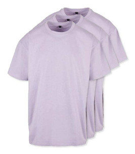 Pack of 30 Build Your Brand BY102 - Classic Comfort Oversized Cotton T-Shirt for Men