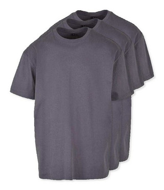 Balení 30 ks Build Your Brand BY102 - Pánské Pohodlné Oversize Tričko