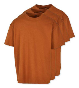 Balení 30 ks Build Your Brand BY102 - Pánské Pohodlné Oversize Tričko