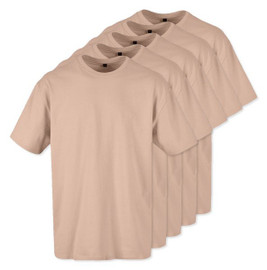 Pack of 50 Build Your Brand BY102 - Classic Comfort Oversized Cotton T-Shirt for Men