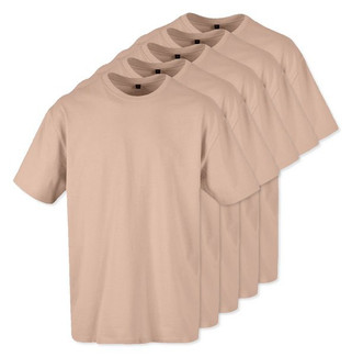 Pack of 50 Build Your Brand BY102 - Classic Comfort Oversized Cotton T-Shirt for Men