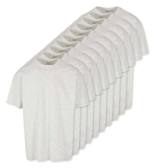 Pack of 100 Build Your Brand BY102 - Classic Comfort Oversized Cotton T-Shirt for Men