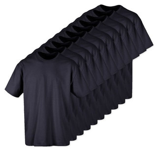 Pack of 100 Build Your Brand BY102 - Classic Comfort Oversized Cotton T-Shirt for Men