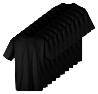 Pack of 100 Build Your Brand BY102 - Classic Comfort Oversized Cotton T-Shirt for Men