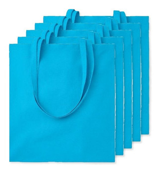 Pack of 50 GiftRetail MO9268 - COTTONEL COLOUR Eco-Friendly 140gsm Cotton Shopping Tote Bag