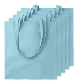 Pack of 50 GiftRetail MO9268 - COTTONEL COLOUR Eco-Friendly 140gsm Cotton Shopping Tote Bag
