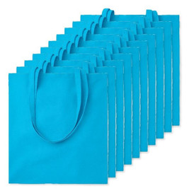 Pack of 100 GiftRetail MO9268 - COTTONEL COLOUR Eco-Friendly 140gsm Cotton Shopping Tote Bag