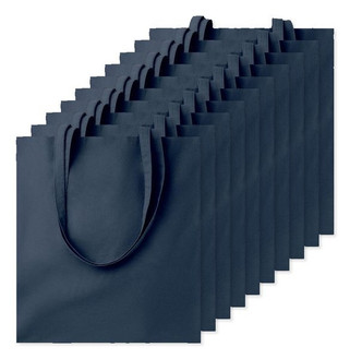 Pack of 100 GiftRetail MO9268 - COTTONEL COLOUR Eco-Friendly 140gsm Cotton Shopping Tote Bag