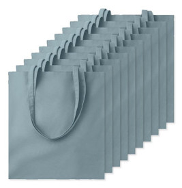 Pack of 100 GiftRetail MO9268 - COTTONEL COLOUR Eco-Friendly 140gsm Cotton Shopping Tote Bag