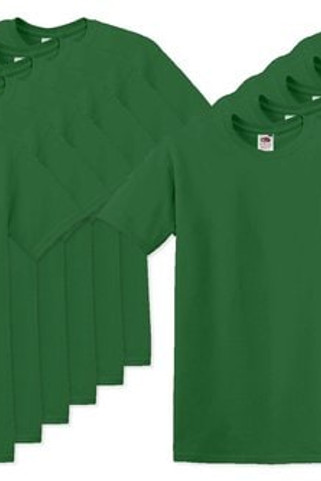 Förpackning med 12 Fruit of the Loom SC220 - T-shirt med rund hals för män