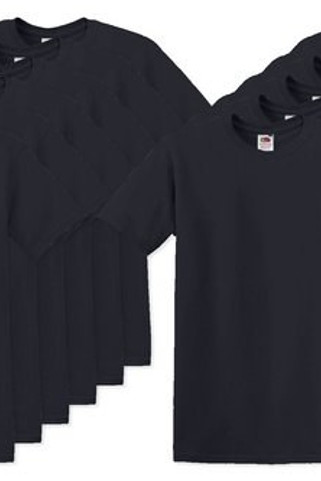 Pack of 12 Fruit of the Loom SC220 - Comfort Fit Fruit of the Loom Round Neck Tee