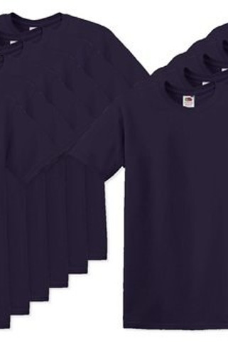 Förpackning med 12 Fruit of the Loom SC220 - T-shirt med rund hals för män