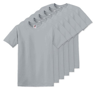 Pack of 60 Fruit of the Loom SC220 - Comfort Fit Fruit of the Loom Round Neck Tee