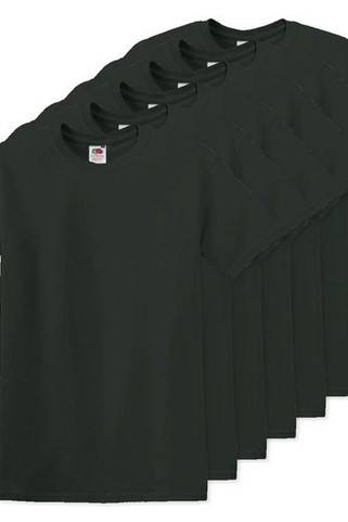 Pakke med 60 Fruit of the Loom SC220 - T-shirt med rund hals til mænd