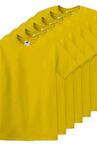 Pack of 60 Fruit of the Loom SC220 - Comfort Fit Fruit of the Loom Round Neck Tee