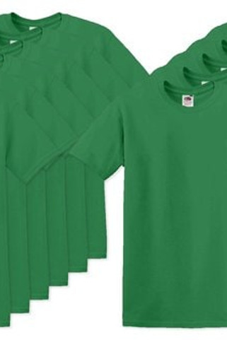 Pakke med 120 Fruit of the Loom SC220 - T-shirt med rund hals til mænd