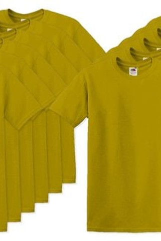 Pack of 120 Fruit of the Loom SC220 - Comfort Fit Fruit of the Loom Round Neck Tee