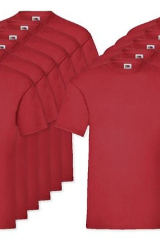 Pack of 12 Fruit of the Loom SC230 - Valueweight T (61-036-0)